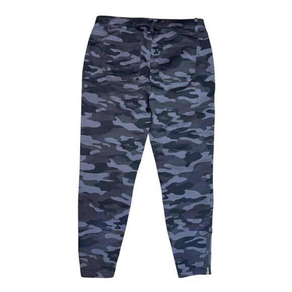 Knox Rose Womens Neutral Camo Mid-Rise Utility Ankle Skinny Pants Size 14 - Picture 6 of 9